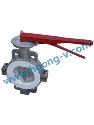 API/DIN stainless steel high performance butterfly valve